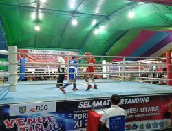 Berikut Hasil Pertandingan Hari Kedua Cabor Tinju di Porprov Sulut