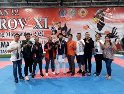 Sabet Emas, Cabor Karate Sumbang 8 Medali Untuk Sitaro di Porprov Sulut 2022