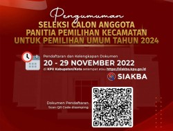 KPU Sulut Resmi Buka Pendaftaran PPK