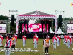 Opening Ceremoni Porprov XI, Maurits: Selamat Berlomba Bagi Kontingen Kota Bitung