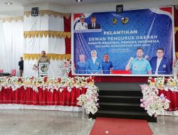 Hadiri Pelantikan Pengurus DPD KNPI Bolmong, Limi Harap Sumbangsih Pikiran, Kritik dan Saran yang Positif Demi Kemajuan Daerah