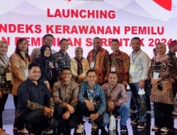Bawaslu Sulut Hadiri Launching IKP dan Pemilihan Serentak 2024