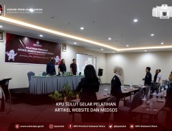 KPU Sulut Gelar Pelatihan Artikel Website dan Medsos