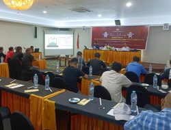 Bahas Soal Peran Media Dalam Diseminasi Tahapan Pemilu 2024, KPU Bolmong Gelar Media Gathering Bersama Insan Pers