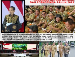 Hadiri Rakornas Kepala Daerah dan Forkopimda, ROR Simak Arahan Presiden
