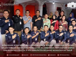 KPU RI Laksanakan Kunjungan Kerja di Boltim