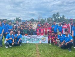 Buka Resmi Turnamen Sepak Bola Usia Dini se Dumoga Raya, Feramitha: Junjung Sportivitas Antar Tim