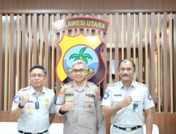 Kepala Cabang Jasa Raharja Sulawesi Utara Audiensi Bersama Kapolda