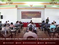 Sebanyak 49 Calon Anggota KPU Sulawesi Utara Jalani Tes Psikologi
