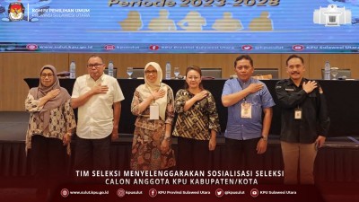 KPU Sosialisasi Seleksi Calon Anggota Kabupaten/Kota