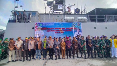 Pemkab Sangihe dan TNI AL Jalin Kerjasama, Pulau Marore dan Lipang Jadi Sasaran Karya Bakti Sosial dan Kesehatan