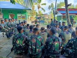 Berkunjung Ke Tapal Batas, Dandim 1301 Sangihe Beri Semangat Anggota TNI di Pulau Marore