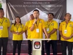 Partai Golkar Sitaro Daftarkan 20 Bacaleg Terbaik ke KPU