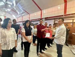 Pelantikan Panitia Pra-Kualifikasi PON, Begini Penyampaian Sekda Minahasa