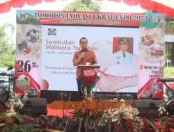 Walikota Caroll Senduk Hadiri Tomohon Inovasi Ekraf Expo 2023