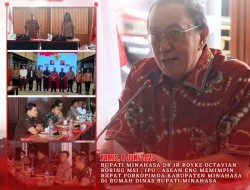 Bupati Roring Pimpin Rapat Forkopimda, Bahas Antisipasi Virus ASF Hingga Human Trafficking