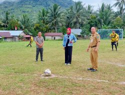 Ketua DPD KNPI Bolmong Buka Resmi Turnamen Sepak Bola di Desa Matayangan