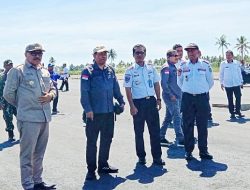 Limi Dampingi Tim Kejagung Tinjau Progres Pembangunan Bandara Bolmong