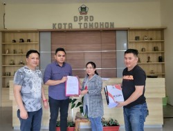 Pemerintah Serahkan Rancangan KUA – PPAS T.A 2024 ke DPRD Kota Tomohon