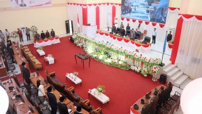 DPRD Bolmong Gelar Rapat Paripurna Mendengarkan Pidato Kenegaraan Presiden RI Joko Widodo