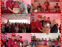 Penyerahan Bantuan Sembako oleh Bupati Minahasa