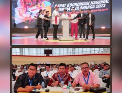 Kadispora Karundeng Hadiri Rakornas Pemuda dan Olahraga 2023