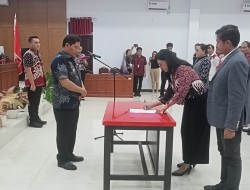 Kumendong Lantik Pengurus Hapkido Kabupaten Minahasa, Begini Harapan Ketua dan Pelatih