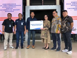 BRI Serahkan Dua Unit Mobil, Tunjang Operasional Pendidikan di Unima