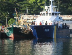 PSDKP Tahuna Berhasil Tangkap Kapal Filipina Diduga Illegal Fishing di Laut Sulawesi