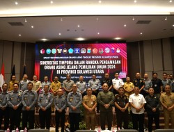 Jelang Pemilu 2024, Kemenkumham Sulut Gelar Rapat Timpora