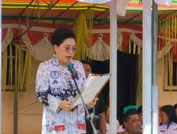 PJ Bupati Sangihe Tamuntuan Bertindak Sebagai IRUP dalam Perayaan HUT PGRI ke-76