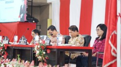 Rapat Kerja Kabupaten Minahasa, Kumendong Tegaskan Siap Sukseskan Pemilu 2024