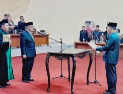 Rasyid Mokodompit Resmi Dilantik PAW Anggota DPRD Bolmong