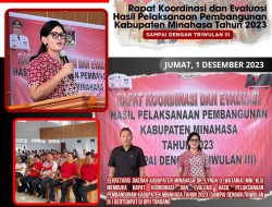 Rakor dan Evaluasi Pembangunan Minahasa, Watania: Kejar Ketertinggalan