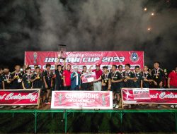 Tutup Resmi Turnamen Sepak Bola Ibolian CUP 2023, Limi: Tetap Semangat dan Terus Berprestasi