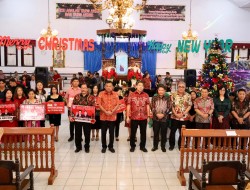 OD Bersama Jajaran Disambut Bupati Kumendong, Safari Natal dan Berdiakonia di Minahasa