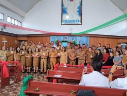 Pemkab Minahasa Kembali Laksanakan Safari Natal dan Serahkan Bantuan
