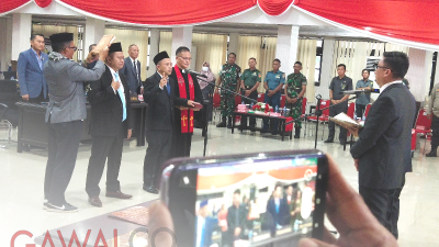Aldo Ratungalo Apresiasi Dedikasi Indra dan Ahmad Selama Bertugas di DPRD Bitung