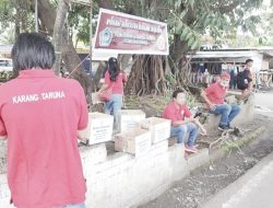 Peduli Bencana Alam di Kota Manado Karang Taruna Bitung Gelar Penggalangan Dana