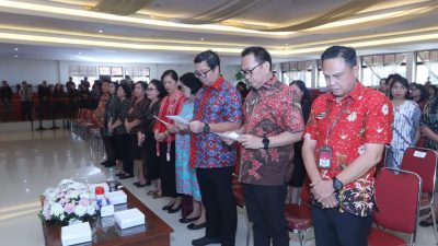 Dampingi Wagub Sulut, Carol Senduk Hadiri Syukuran Tahun Baru Pelsus Rayon Tomohon