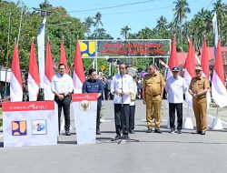 Bupati Jemmy Kumendong Hadiri Peresmian Jalan Provinsi oleh Presiden Joko Widodo