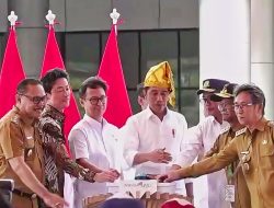 Pj Bupati Limi Hadir Bersama Presiden Jokowi Resmikan Bandara Bolaang Mongondow