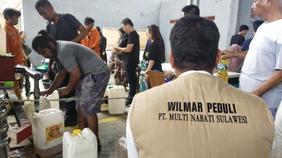 Gandeng PT MNS dan Bulog, Polres Bitung Gelar Pasar Murah