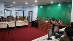 Lewat Zoom Meeting, Penjabat Bupati Kumendong Ikuti Rakor Pengendalian Inflasi