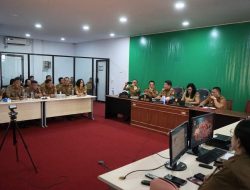 Lewat Zoom Meeting, Penjabat Bupati Kumendong Ikuti Rakor Pengendalian Inflasi