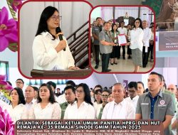 Sekda Watania Dilantik Jadi Ketua Umum Panitia HPRG 2025 di GMIM Abraham Patar Tondano