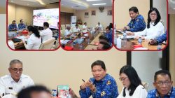 Pj Bupati Kumendong dan Sekda Watania Ikuti Rapat Evaluasi Tugas Pemerintahan dan Pembangunan