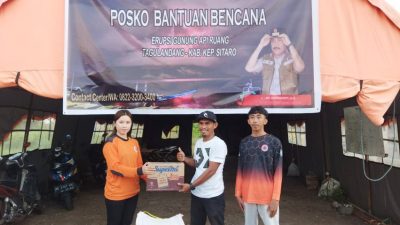 Bantuan Masuk ke Posko BPBD Bolmong untuk Korban Erupsi Gunung Ruang Sitaro Terus Bertambah