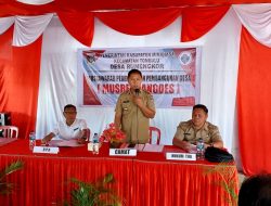 Dihadiri Lengkong, Pemdes Rumengkor Gelar Musrembangdes