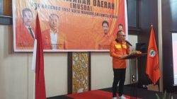 Ketua Philips Makarawung Buka Musda PDK Kosgoro Kota Manado